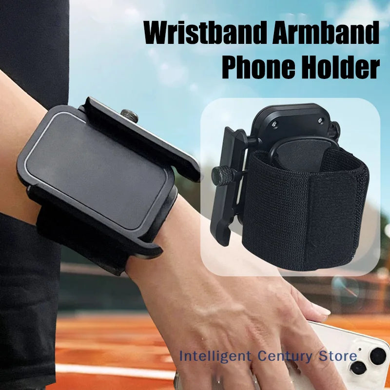 360° Wristband Phone Holder – Running & Cycling Arm Mount