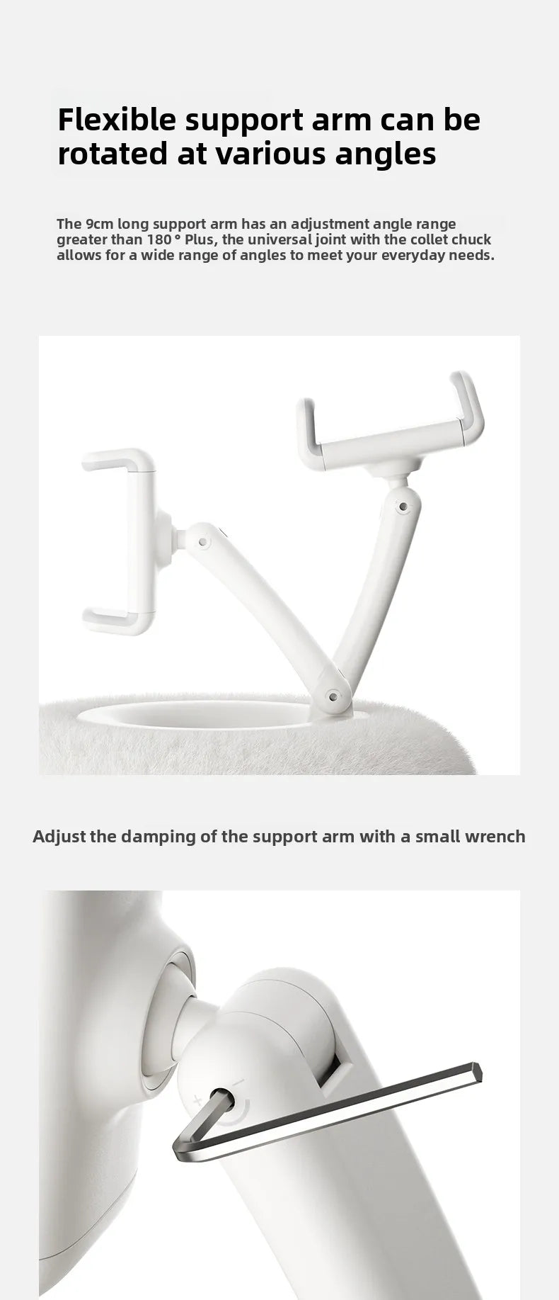 Plush Pillow Phone Stand Foldable Rotatable Car Sofa Bed Lazy Holder for Mobile Tablet