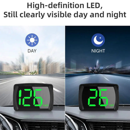 Car HUD GPS Speedometer – Universal Plug & Play Head-Up Display