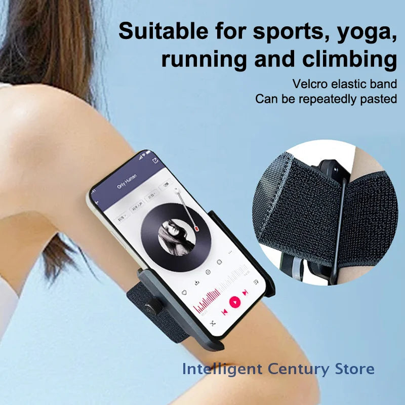 360° Wristband Phone Holder – Running & Cycling Arm Mount