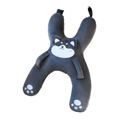 Car Seat Safety Neck Pillow Cute Children's Headrest Lumbar Support Anti Pinch Neck Cute Cartoon Sleeping Pillow