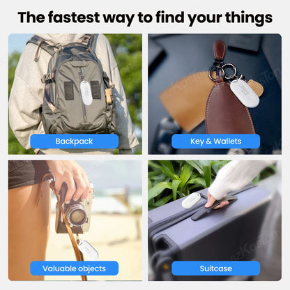 Bluetooth Tracker Tag – Works with Apple Find My | Anti-Loss Finder for Keys, Wallet & Luggage