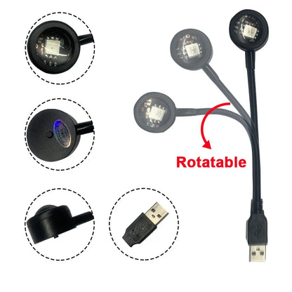 RGB Sunset Projection Night Light – USB LED Lamp for Home & Photography