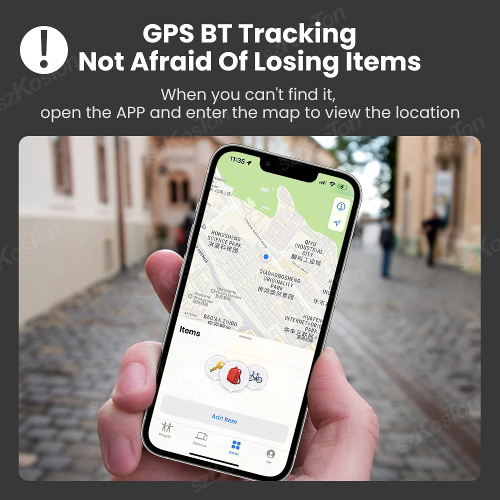 Bluetooth Tracker Tag – Works with Apple Find My | Anti-Loss Finder for Keys, Wallet & Luggage