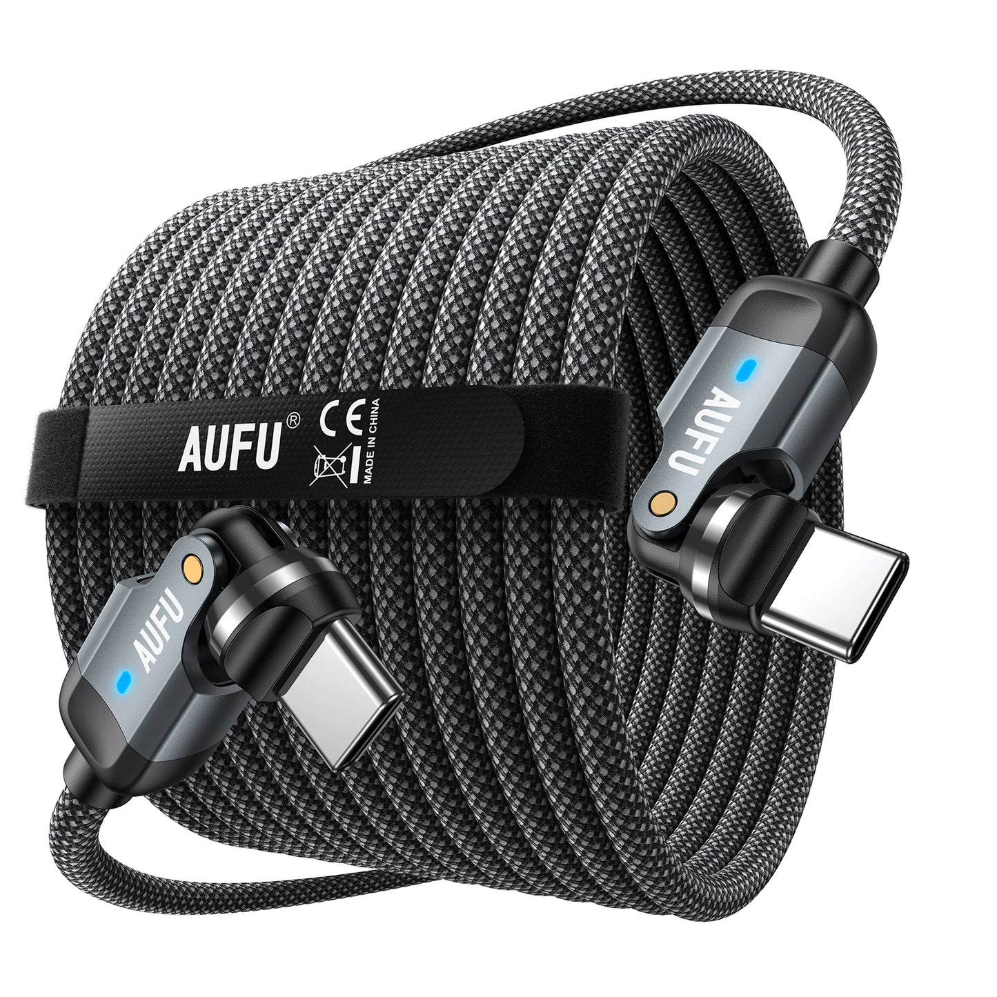 AUFU USB C Cable 60W 3A Fast Charging Cable USB C to Type C Cable for iPhone 16 15 Pro Max Samsung Galaxy S25 Ultra S24 MacBook