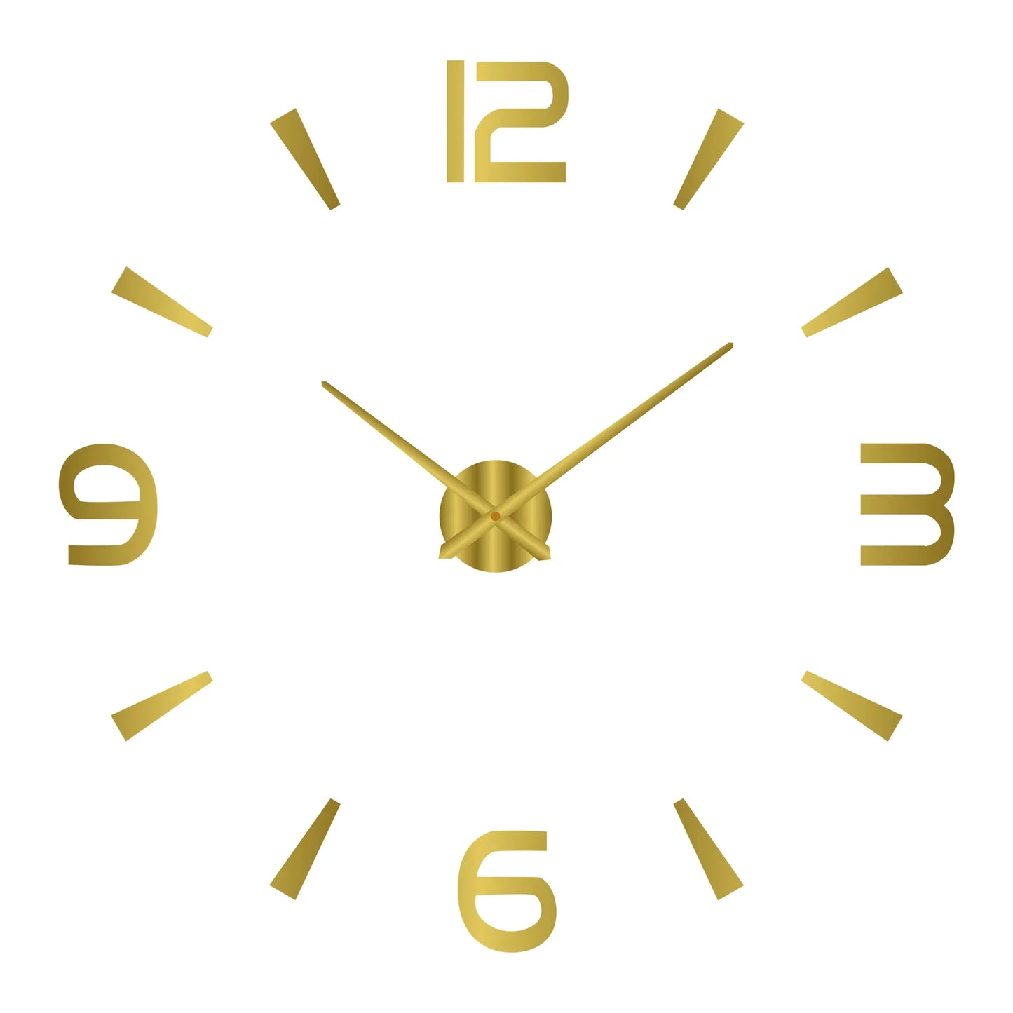 Large 3D Luminous Acrylic Wall Clock – DIY European Style
