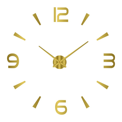 Large 3D Luminous Acrylic Wall Clock – DIY European Style
