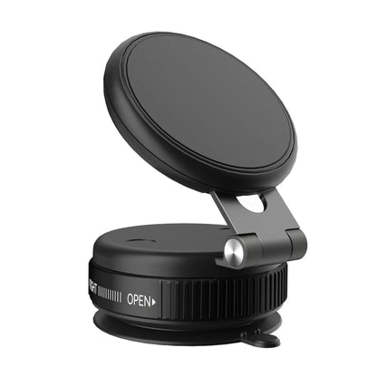 Magnetic Dashboard Phone Holder – Foldable & Extendable with Vacuum Suction