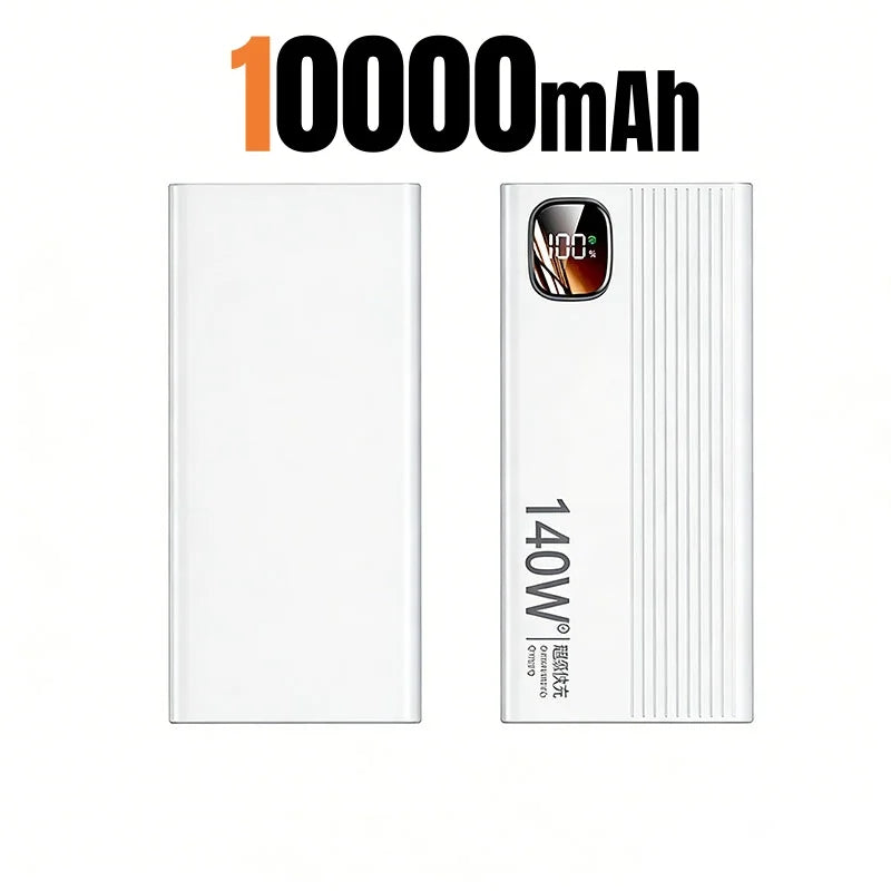 Lenovo 500000mAh 140W Power Bank Super Fast Charging Portable Powerbank External Battery Charger For Xiaomi iPhone 2026 NEW