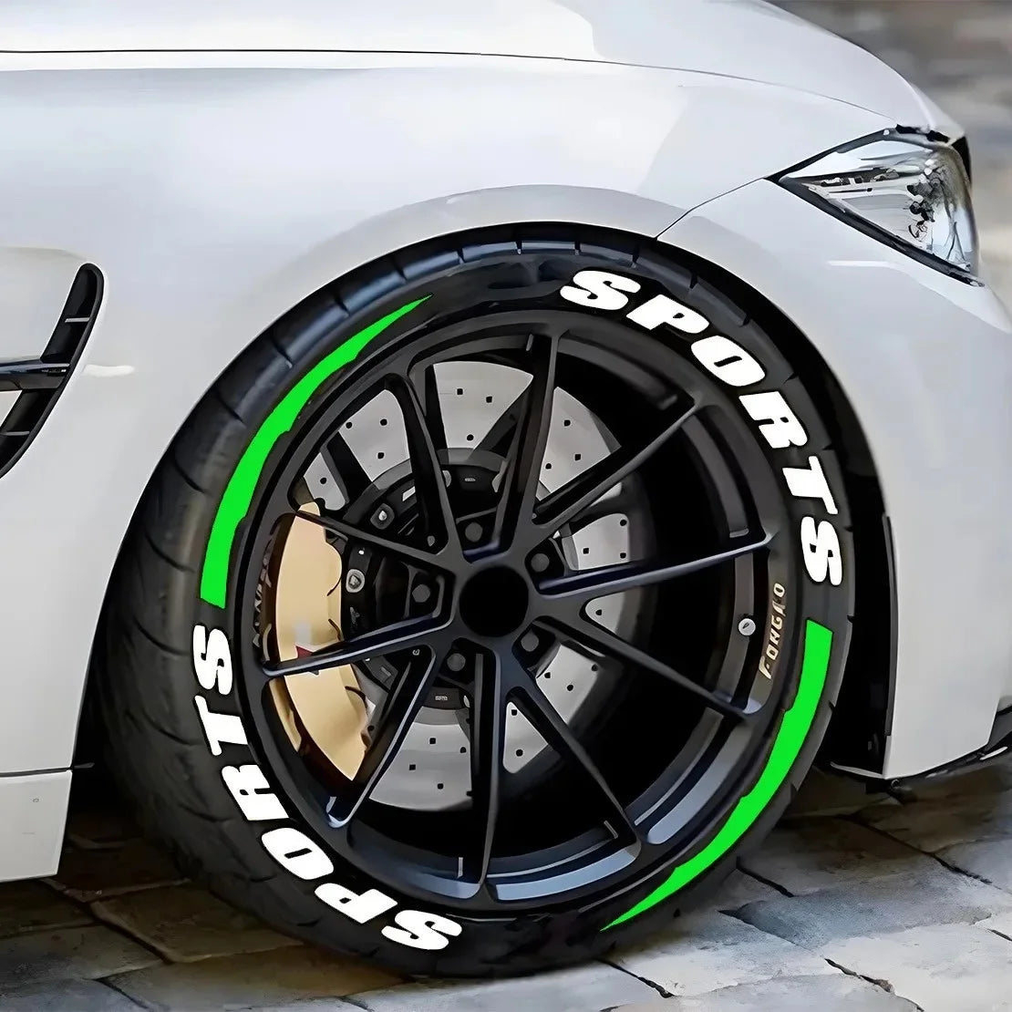 3D Car Tyre Hub Stickers – Universal Wheel Decoration (Set of 2/4/8)