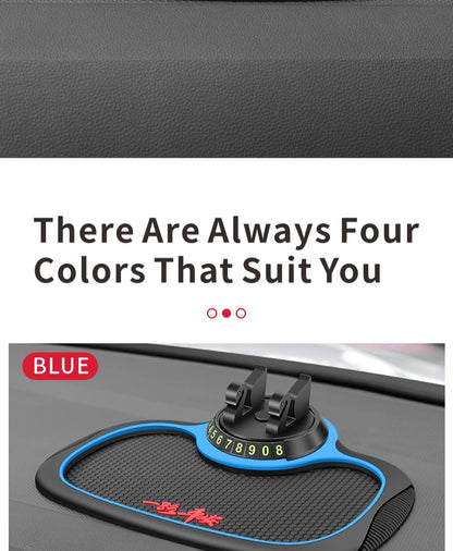 Car Dashboard Anti-Slip Mat & Phone Holder