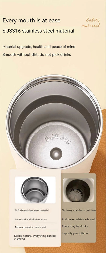 450ml Stainless Steel Thermal Flask with LED Temperature Display