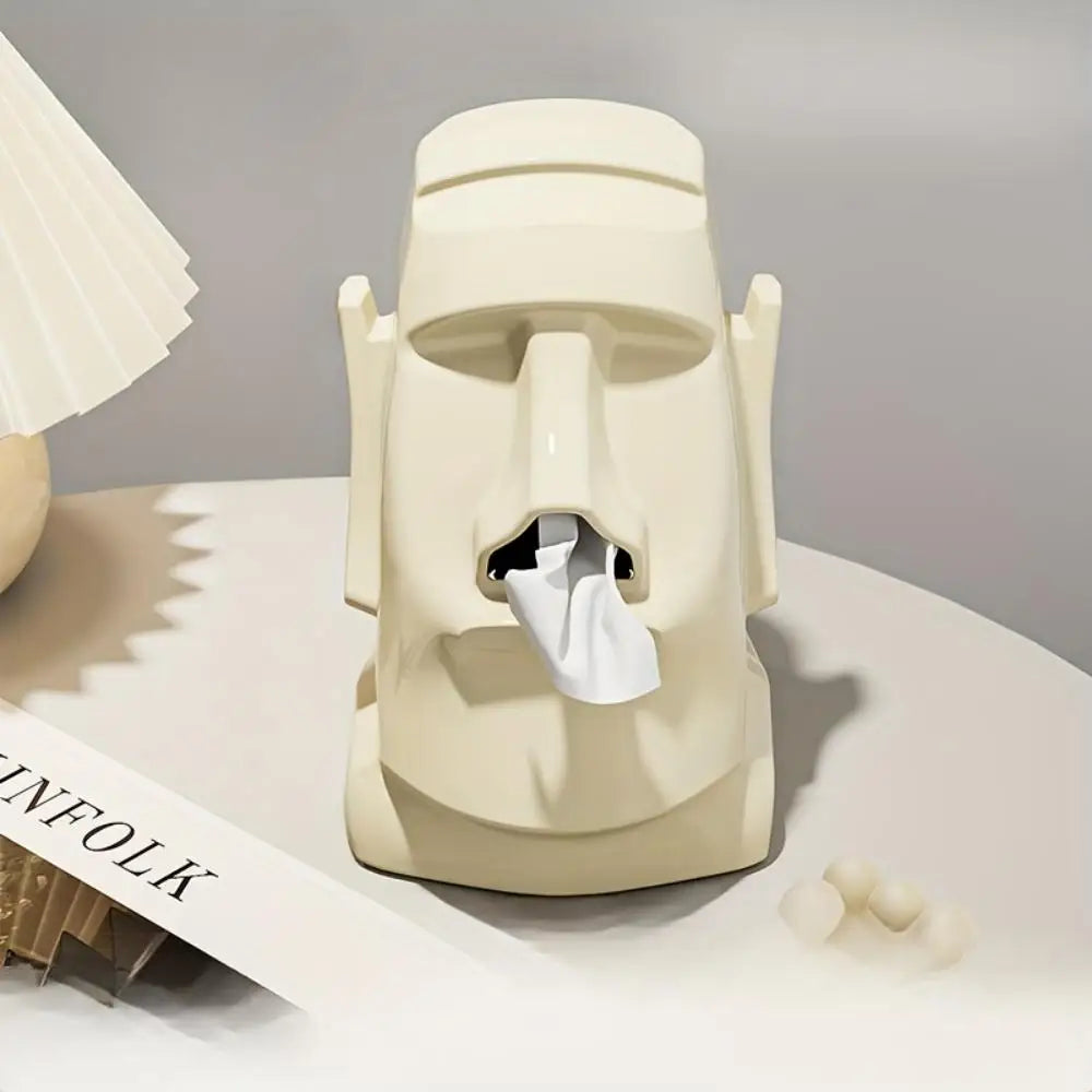 Stone-Style Decorative Tissue Box Holder