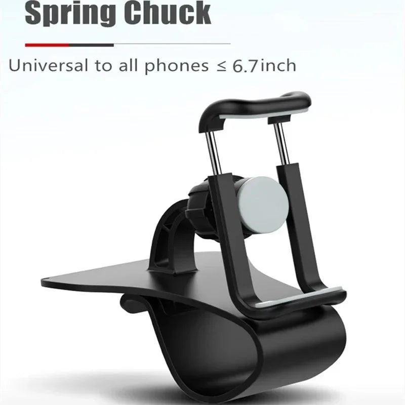 360° Rotatable Car Phone Holder – Dashboard & Desk Clip Mount