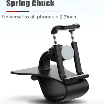 360° Rotatable Car Phone Holder – Dashboard & Desk Clip Mount