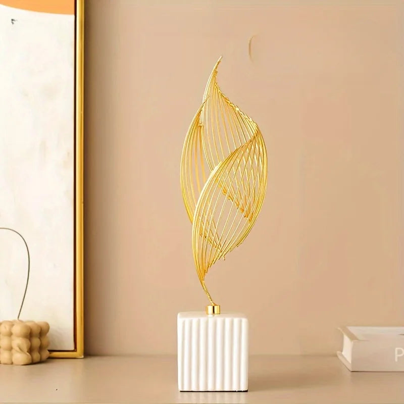 Nordic Ceramic Sculpture – Luxury Living Room & Office Décor