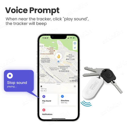 Bluetooth Tracker Tag – Works with Apple Find My | Anti-Loss Finder for Keys, Wallet & Luggage