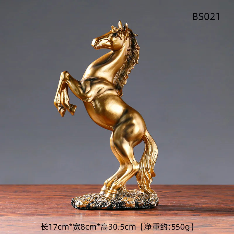 European Style Resin Victory Horse Statue