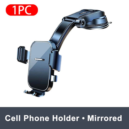 SEAMETAL Car Dashboard Phone Bracket Universal Auto Cellphone Stand For GPS Navigation Universal Desk Windshield Hanging Holder
