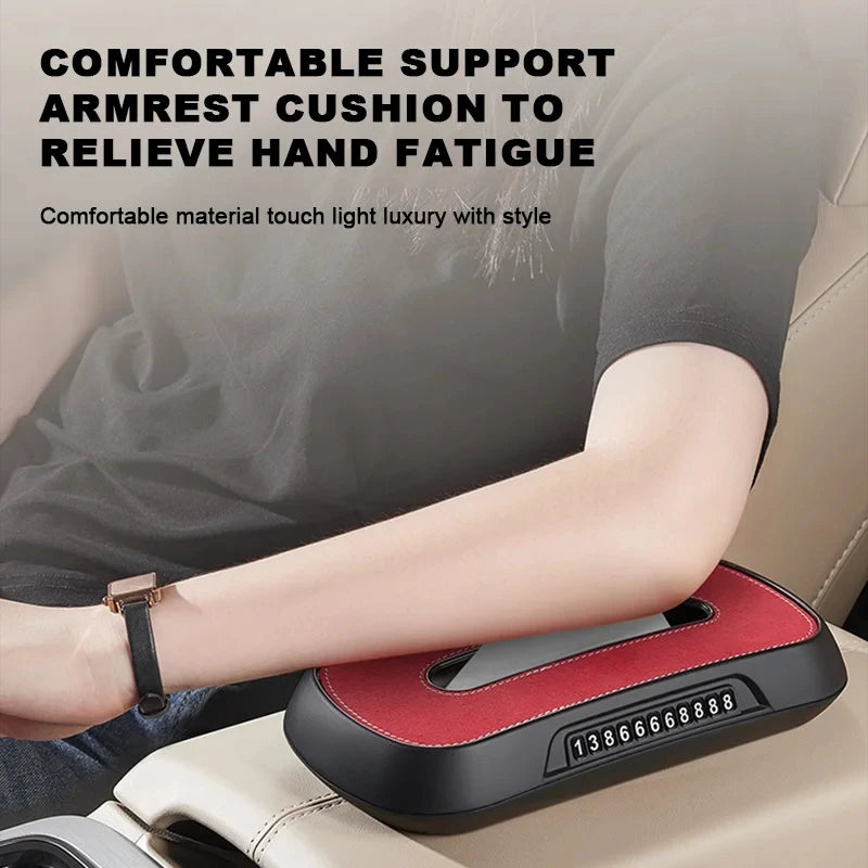 Leather Car Tissue Box – Sun Visor & Seat-Back Holder