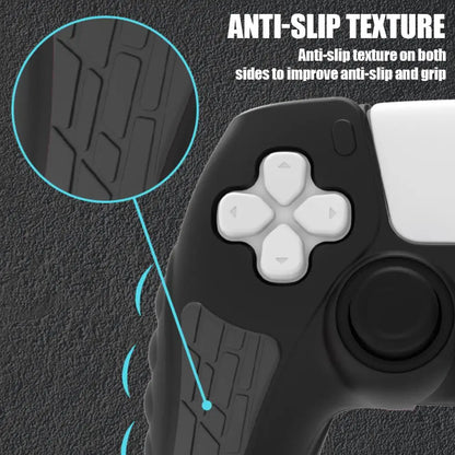 Non-Slip Silicone Soft Protector Cover For PS5 Game Controller Case Thumb Stick Grip Cap Bumper Cover