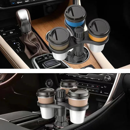 360 Rotating Insert Drinks Support Adjustable Base Car Cup Car Cup Holder Expander Adapter Mount Beverage Bottle Bracket