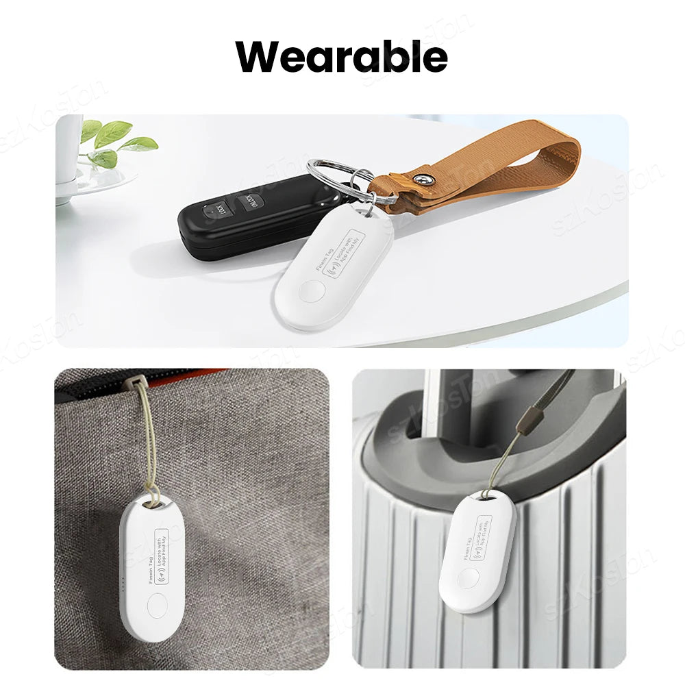 Bluetooth Tracker Tag – Works with Apple Find My | Anti-Loss Finder for Keys, Wallet & Luggage