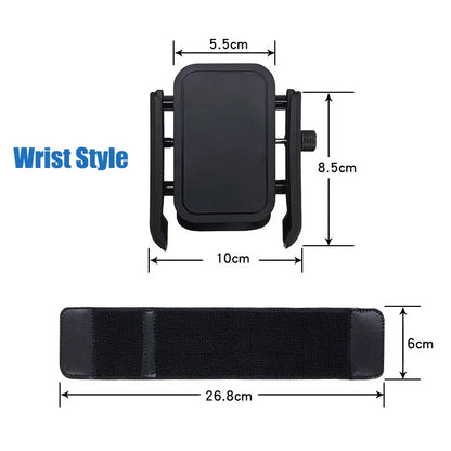 All-Weather 360° Rotatable Wristband Phone Holder for Most Smartphones