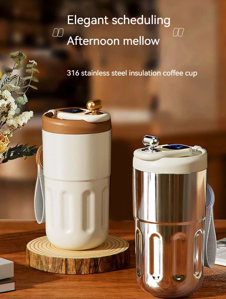 450ml Stainless Steel Thermal Flask with LED Temperature Display