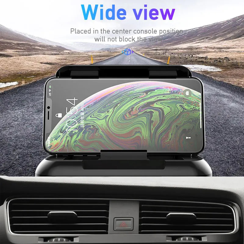 Universal Dashboard Car Phone Holder – Anti-Slip Silicone Suction Mount