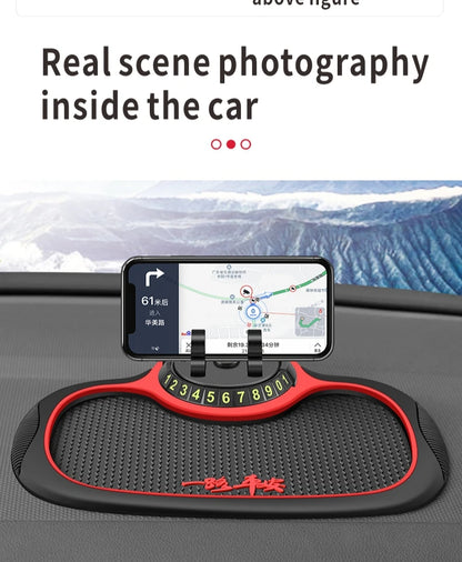 Car Dashboard Anti-Slip Mat & Phone Holder