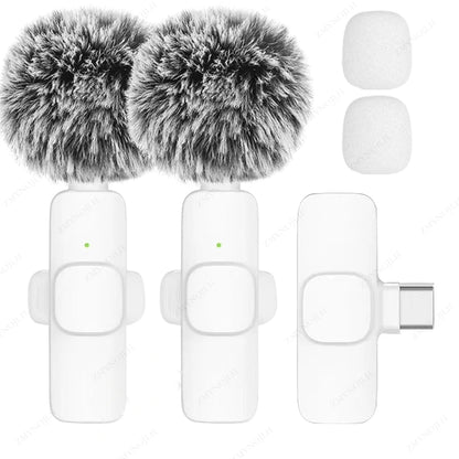 Wireless Lavalier Microphone – Mini Mic for iPhone, Android & PC