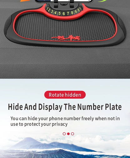 Car Dashboard Anti-Slip Mat & Phone Holder