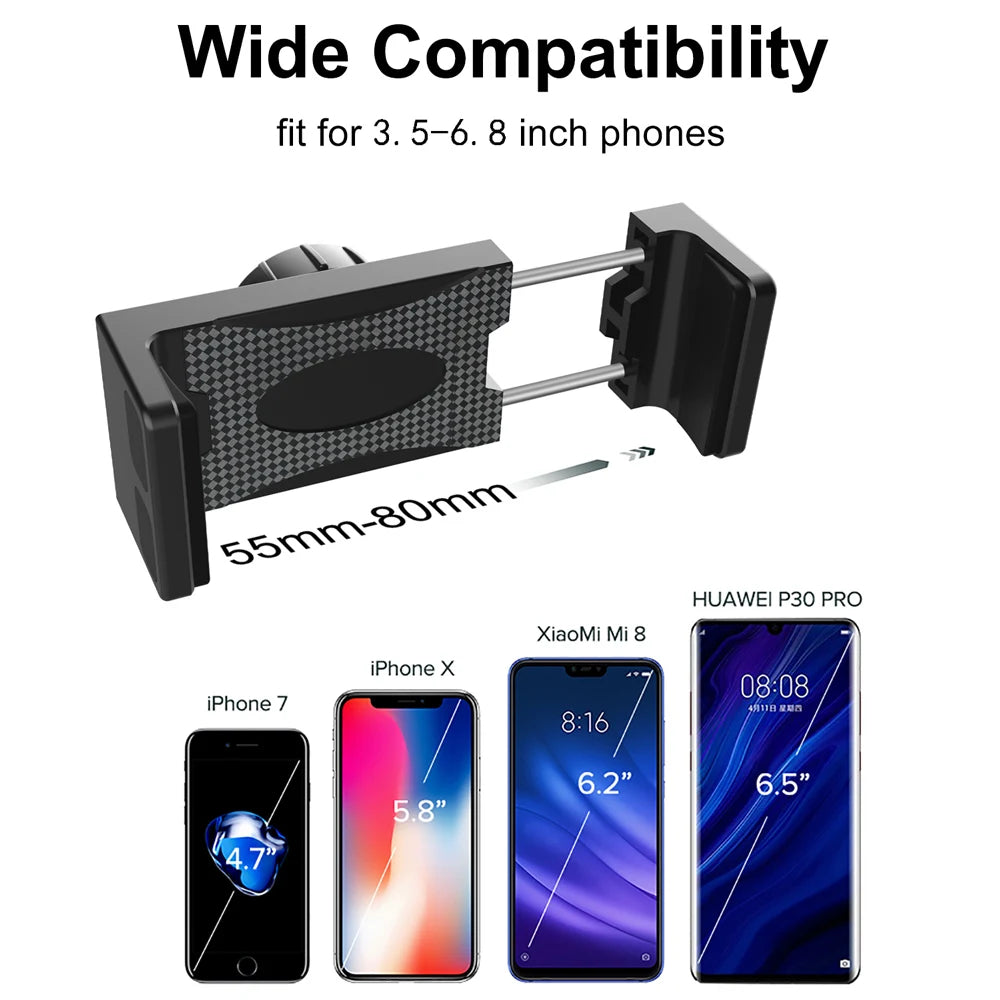 Universal Car Dashboard Phone Mount – 360° Adhesive Holder
