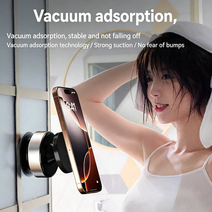 Magnetic Vacuum Car Phone Holder – Dashboard Navigation Mount