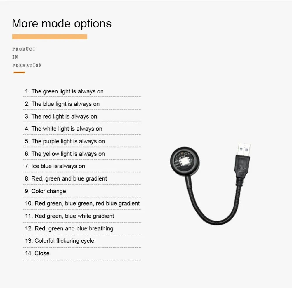 RGB Sunset Projection Night Light – USB LED Lamp for Home & Photography