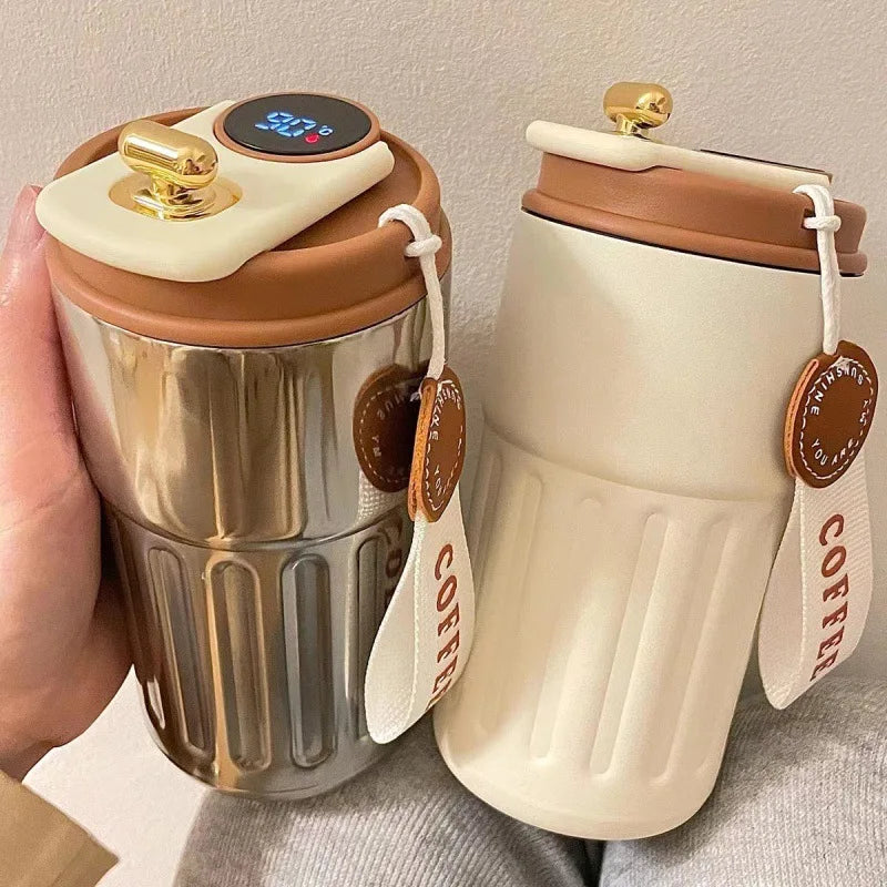 450ml Stainless Steel Thermal Flask with LED Temperature Display