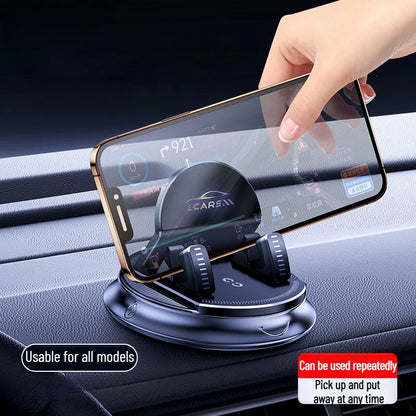 360° Rotating Car Phone Holder – Suction Cup Dashboard Mount