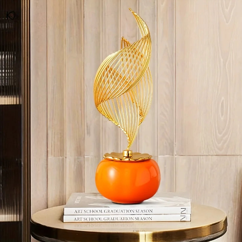 Nordic Ceramic Sculpture – Luxury Living Room & Office Décor