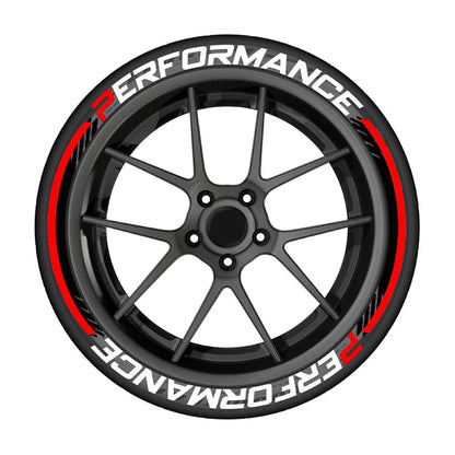 3D Car Tyre Letter Stickers – Universal Wheel Rim Decals (8-Piece Set)