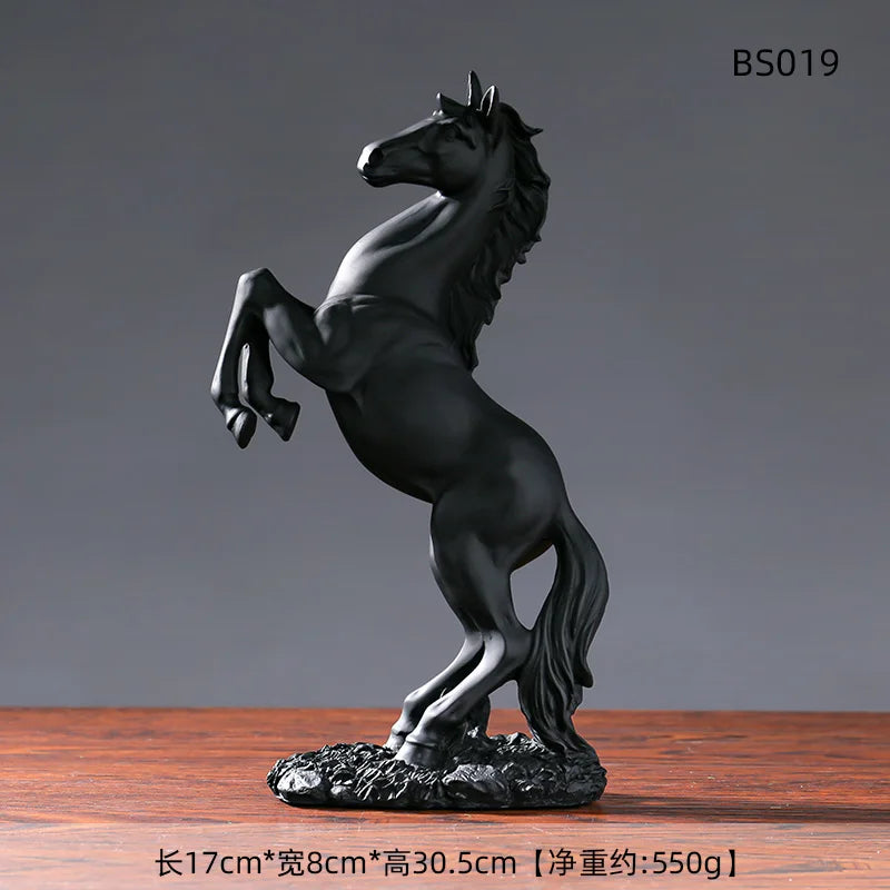 European Style Resin Victory Horse Statue