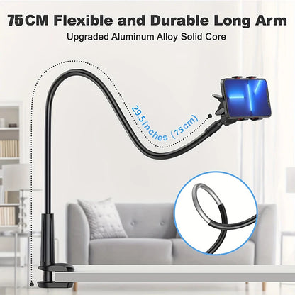 Flexible Gooseneck Phone Holder – Bed & Desk Clamp Stand