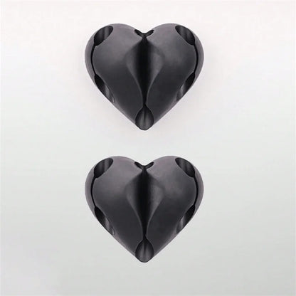 Heart-Shaped Cable Winder & Clip – Cord Organiser (2/4 Pack)