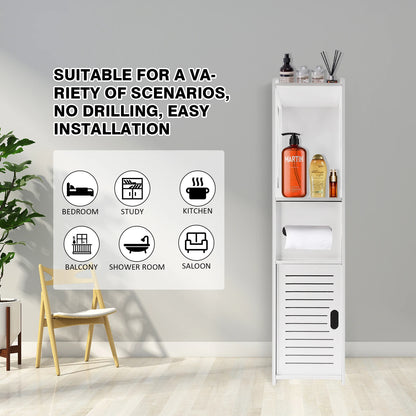 3-Tier Freestanding Bathroom Storage Cabinet – Waterproof PVC