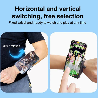 All-Weather 360° Rotatable Wristband Phone Holder for Most Smartphones