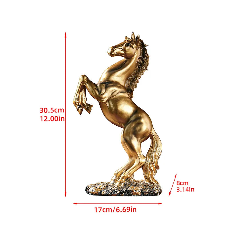 European Style Resin Victory Horse Statue