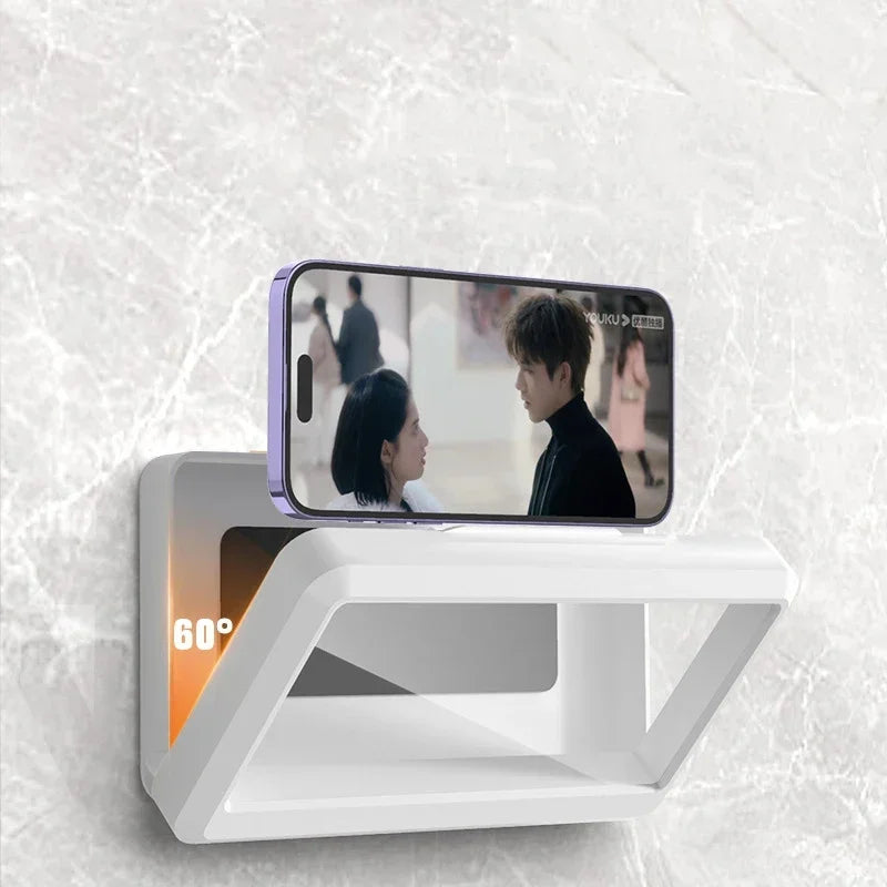 Waterproof Shower Phone Holder with Anti-Fog Screen