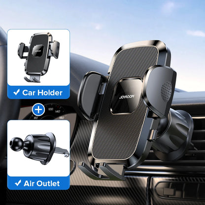Joyroom 360° Car Phone Holder Mount – Dashboard, Air Vent & Curved Rod (JR-ZS259)