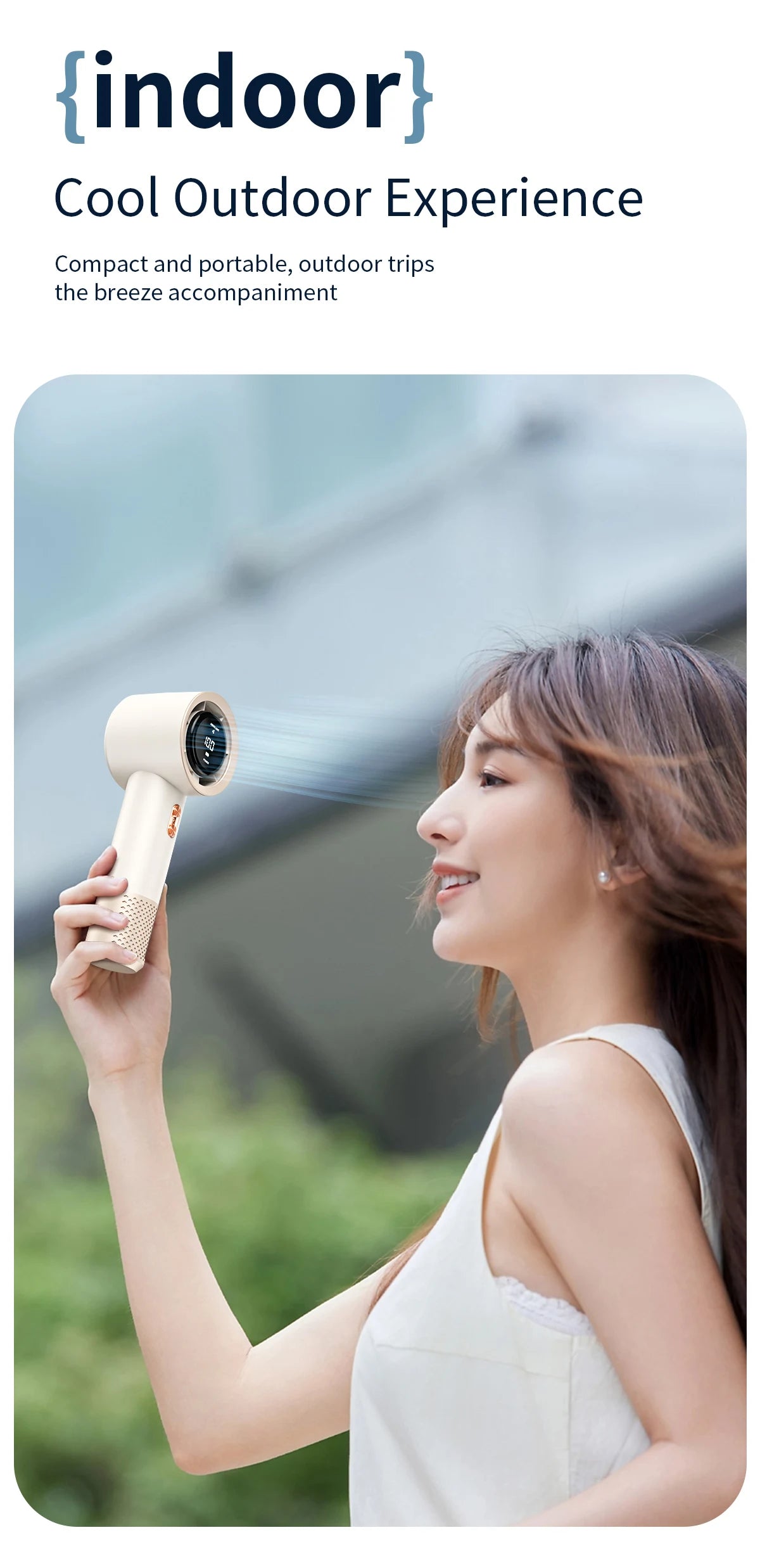 Mini Handheld Portable Fan – USB Powered, 3 Colours