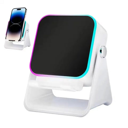 2-in-1 Phone Stand & Bluetooth Speaker with RGB Light